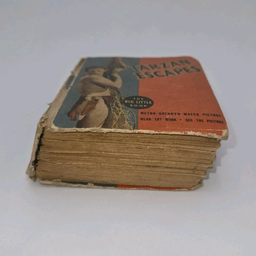 Tarzan‎ Escapes Johnny Weissmuller Movie Big Little Book BLB 1936 Movie Tie In